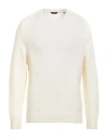 Hōsio Man Sweater Off White Size Xl Wool, Polyamide In Off White