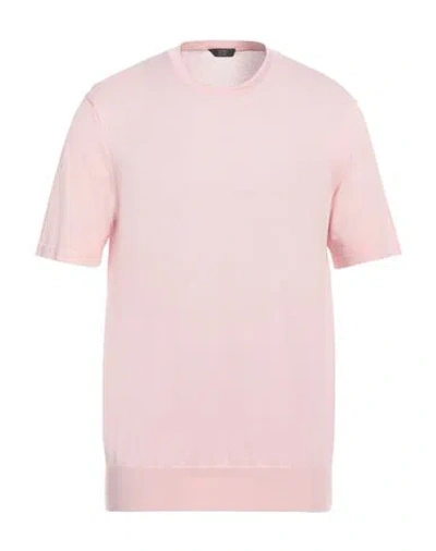Hōsio Man Sweater Pink Size Xl Cotton