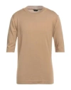 Hōsio Man Sweater Apricot Size S Cotton In Orange