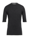 Hōsio Man Sweater Steel Grey Size L Wool