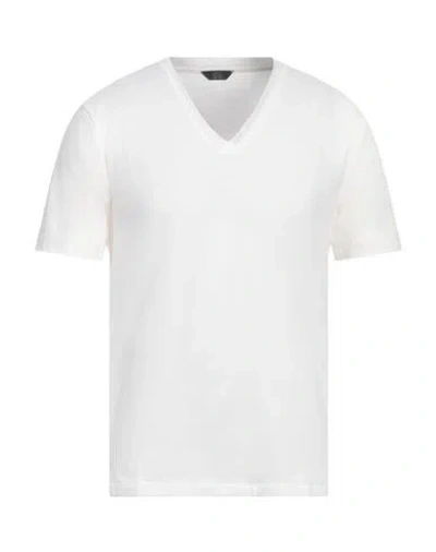 Hōsio Man T-shirt Off White Size 3xl Cotton, Elastane