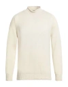 Hōsio Man Turtleneck Ivory Size Xl Alpaca Wool, Wool, Nylon In White