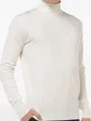Hōsio Turtleneck Cable-knit Sweater In White