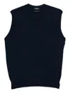 Hōsio V-neck Vest In Blue