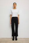 Leset Rio High Waist Flare Pant In Black