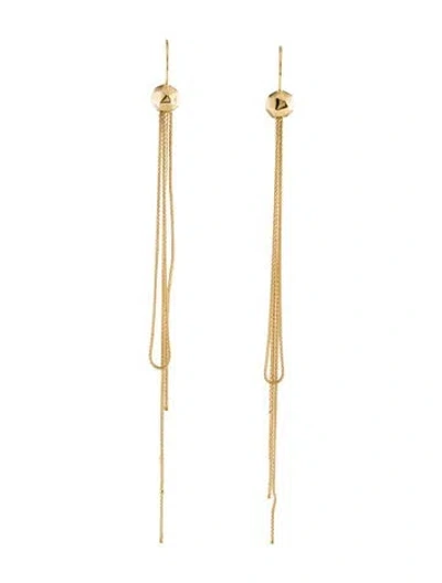 Pre-owned Hstern 18k Copernicus Drop Earrings In Multi