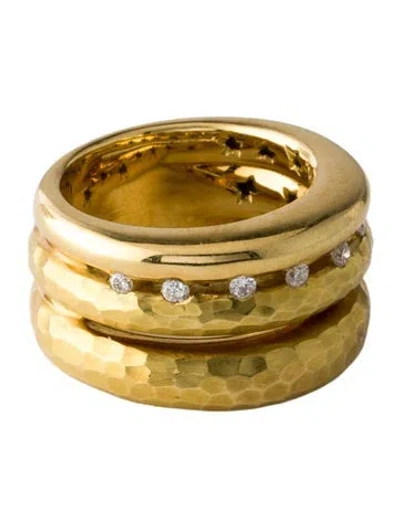 Pre-owned Hstern 18k Diamond Band In Multi