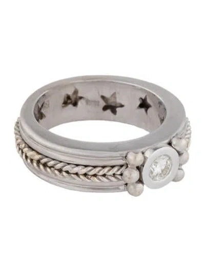 Pre-owned Hstern 18k Diamond Band In Multicolor