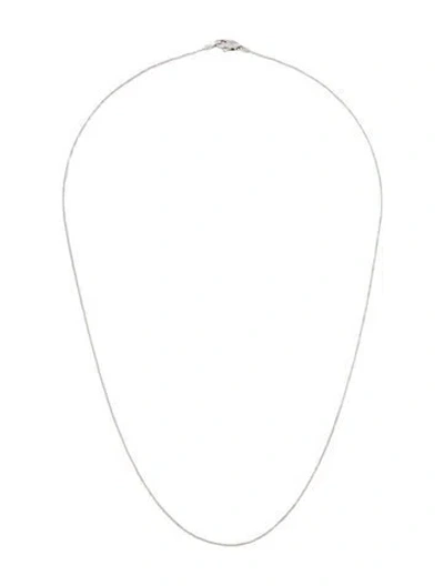 Pre-owned Hstern 18k Diamond Chain Necklace, 16" In Multi