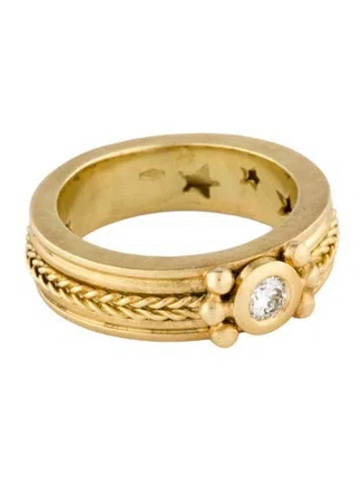 Pre-owned Hstern 18k Diamond Cocktail Ring In Multi