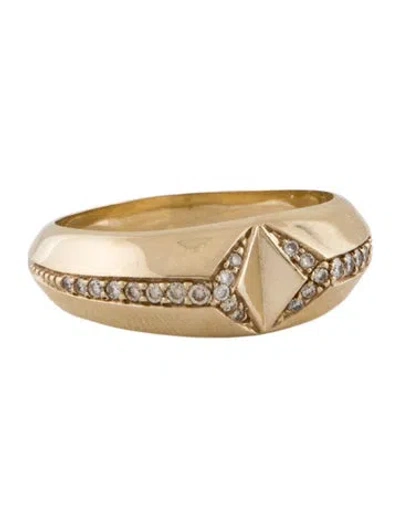 Pre-owned Hstern 18k Diamond Prisma Band In Multi