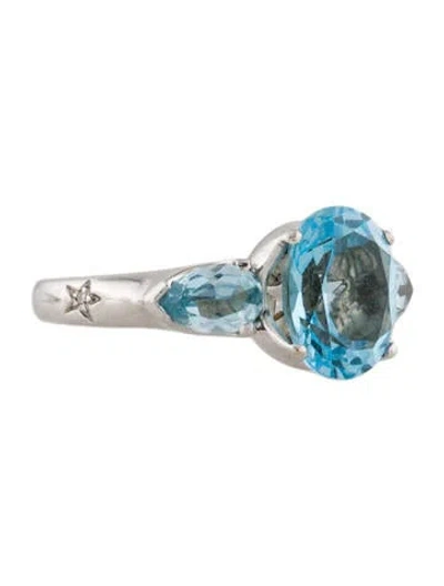 Pre-owned Hstern 18k Topaz Orion Cocktail Ring In Multi