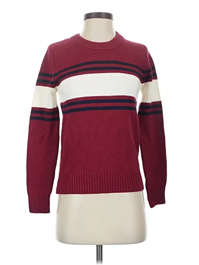 Hstyle Pullover Sweater In Burgundy
