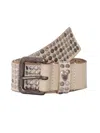 Htc 5.000 Studs Color Belt In Neutral