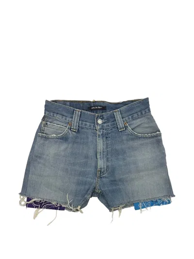 Htc Los Angeles Shorts Mit Bandana-einsatz In Blue