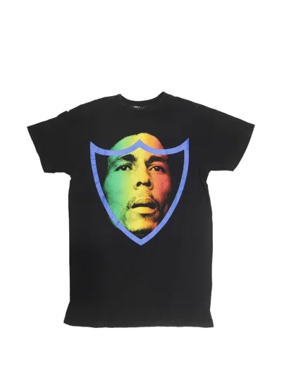 Htc Los Angeles Bob Marley Face Graphic-print T-shirt In Black