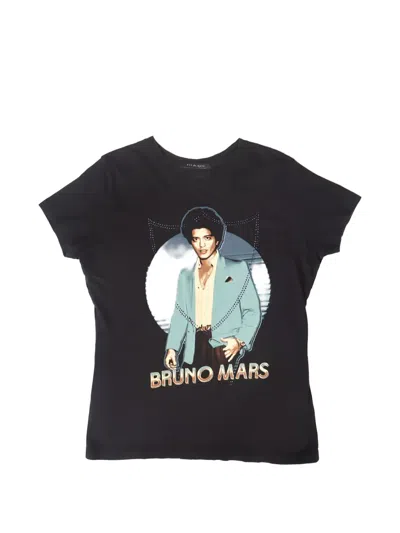 Htc Los Angeles Bruno Mars Studded-logo T-shirt In Black