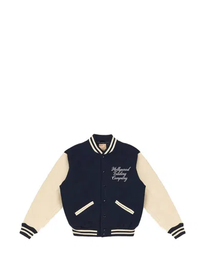 Htc Los Angeles College Logo-embroidered Varsity Jacket In Multi
