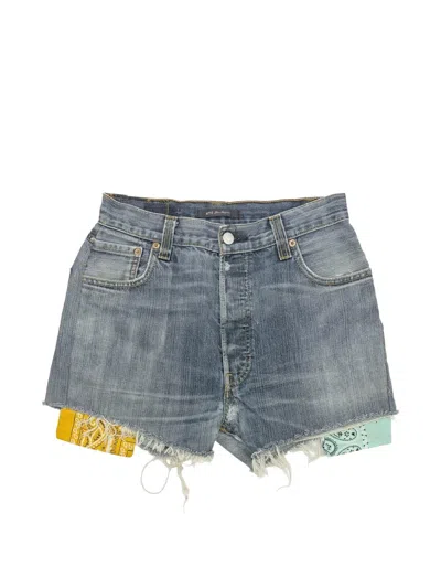 Htc Los Angeles Levi's Shorts Mit Bandana-einsatz In Blue