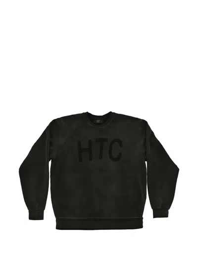 Htc Los Angeles Faded Logo-print Sweatshirt In Black