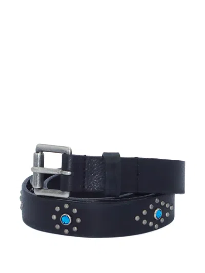Htc Los Angeles Friends Of Sunshine Studded Detail Belt In Black