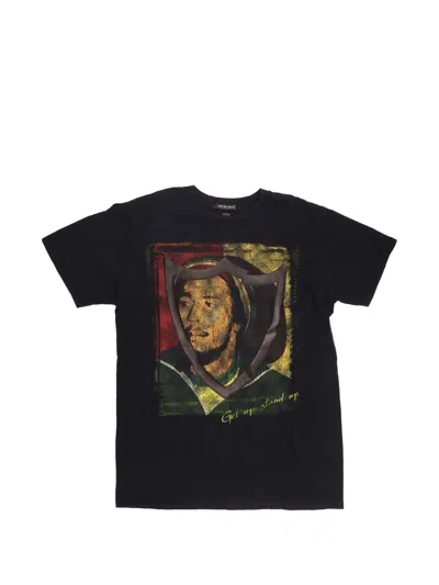 Htc Los Angeles Graphic-print Boxy-fit T-shirt In Black