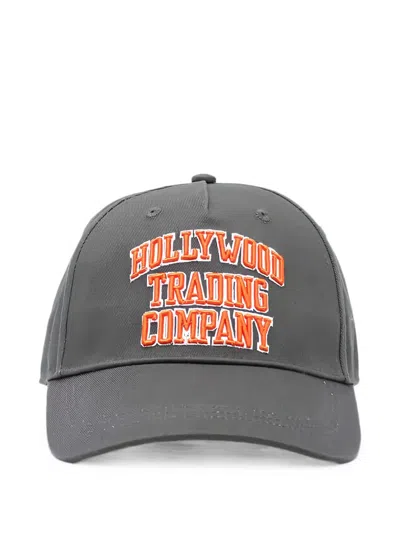 Htc Los Angeles Hollywood T.c. Logo-embroidered Baseball Cap In Gray