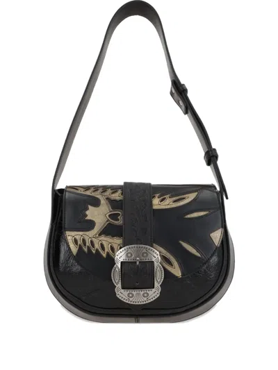 Htc Los Angeles Joan Boots Shoulder Bag In Black