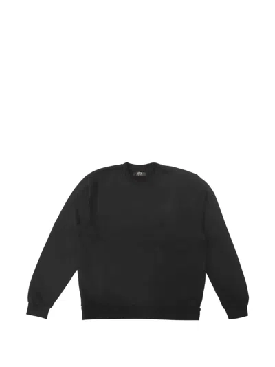 Htc Los Angeles Lil Logo-print Crew-neck Sweatshirt In Black