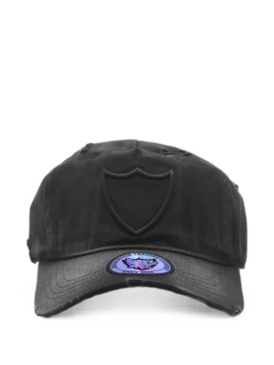 Htc Los Angeles Logo Distressed Baseball Cap In Black