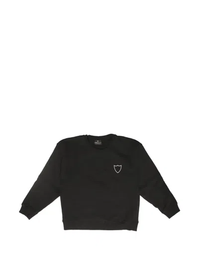Htc Los Angeles Logo-print Crew-neck Sweater In Black