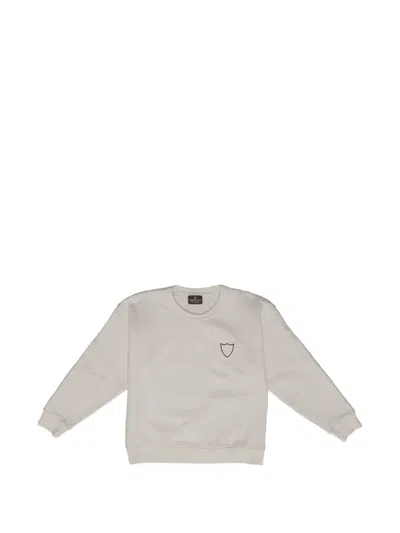 Htc Los Angeles Logo-print Sweater In Neutral