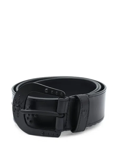 Htc Los Angeles Mirage Leather Belt In Black