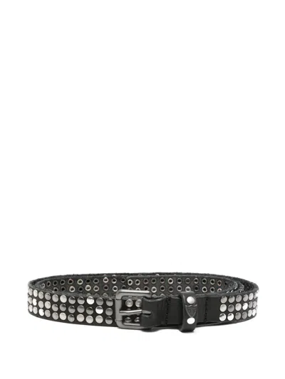 Htc Los Angeles Nest Slim Belt In Black