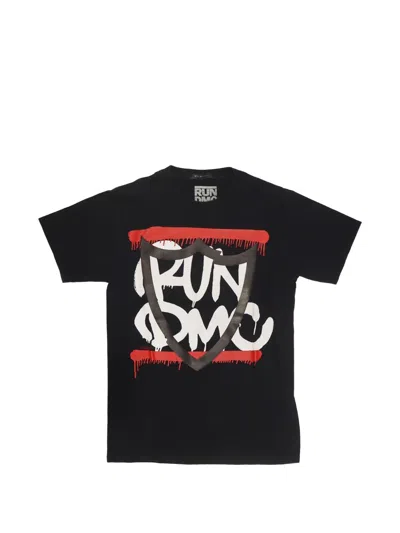Htc Los Angeles Run Dmc Logo-print T-shirt In Black