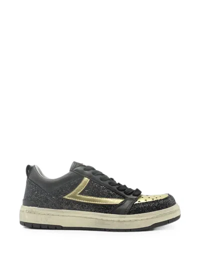 Htc Los Angeles Starlight Glitter-detail Sneakers In Black