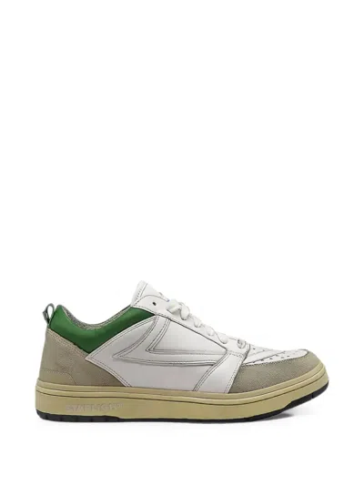 Htc Los Angeles Starlight Perforated Leather Sneakers In White