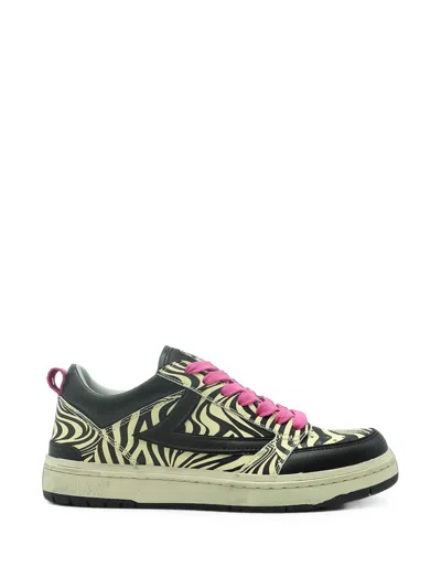 Htc Los Angeles Starlight Zebra-print Sneakers In Multi