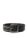 Htc Los Angeles Studded Belt In Black