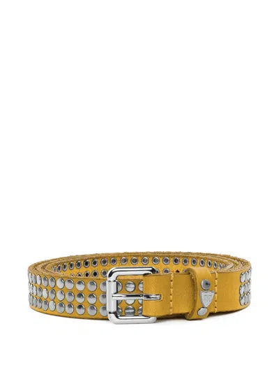 Htc Los Angeles Studded Belt In Gold