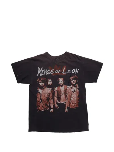 Htc Los Angeles Studded Graphic-print T-shirt In Black
