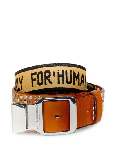 Htc Los Angeles Studded Panelled Belt In Multi