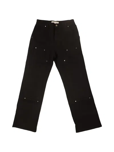 Htc Los Angeles Stud-embellished Carpenter Trousers In Black