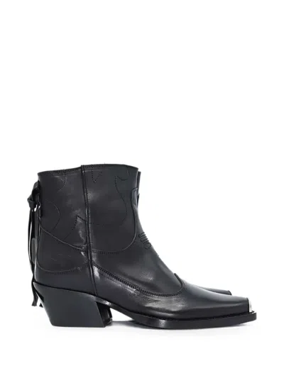 Htc Los Angeles Texano Cowboy Boots In Black
