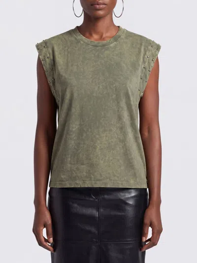 Htc Los Angeles T-shirt Woman Color Military In Green