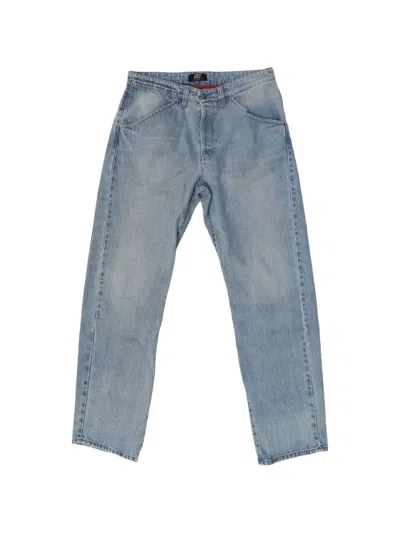 Htc Los Angeles Twisted Loose-fit Jeans In Blue