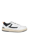 Htc Man Sneakers White Size 8 Leather In White