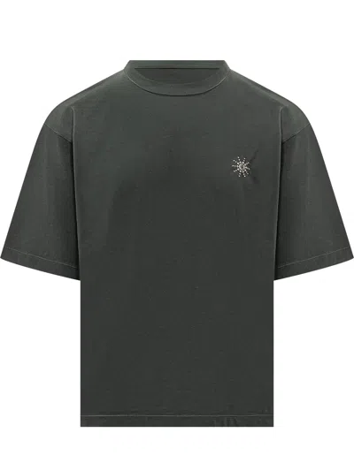 Htc Stampaint Picco The Sleeves Cut Mini T-shirt In Black