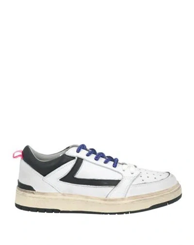 Htc Woman Sneakers White Size 6 Leather