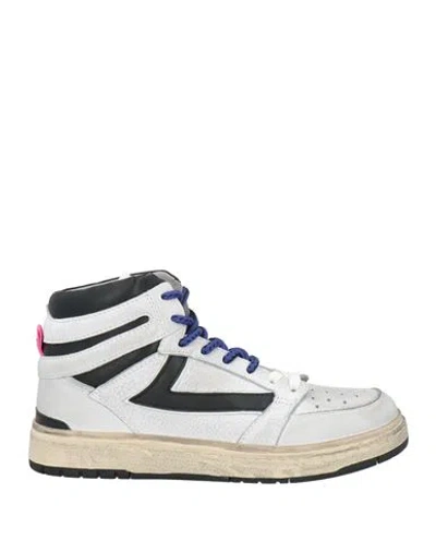 Htc Woman Sneakers White Size 6 Leather